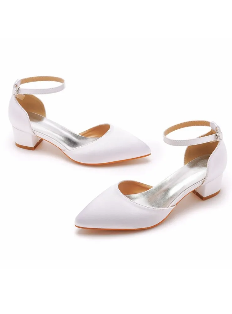 4 cm Low-heeled Pointed Sandals