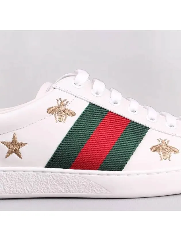 Ace Star B Embroider Low Top Sneakers White