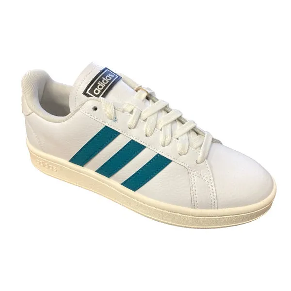 Adidas sneakers bassa da uomo Grand Court GY3622 bianco verde