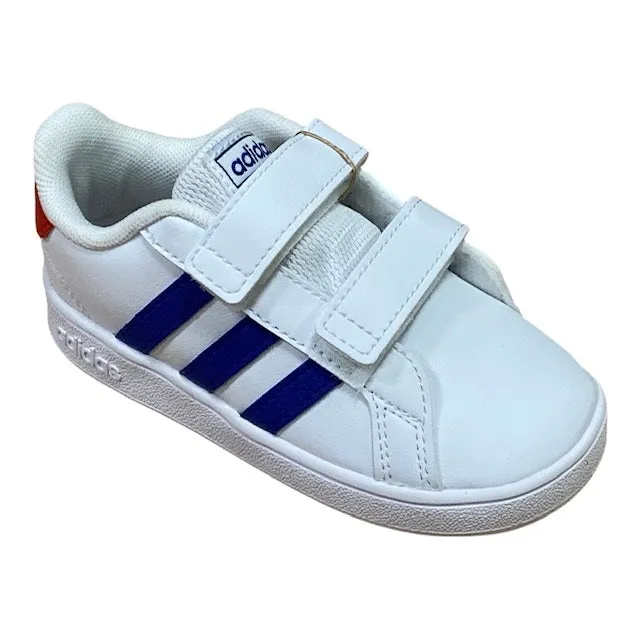 Adidas sneakers da bambino Grand Court CF I GX5749 white-royal-red