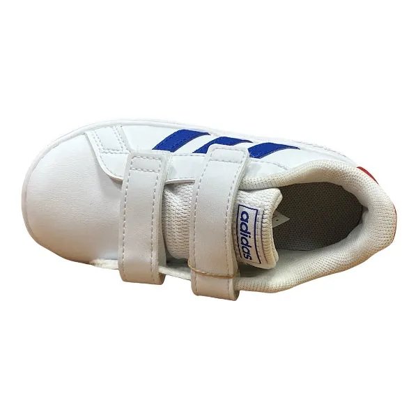 Adidas sneakers da bambino Grand Court CF I GX5749 white-royal-red