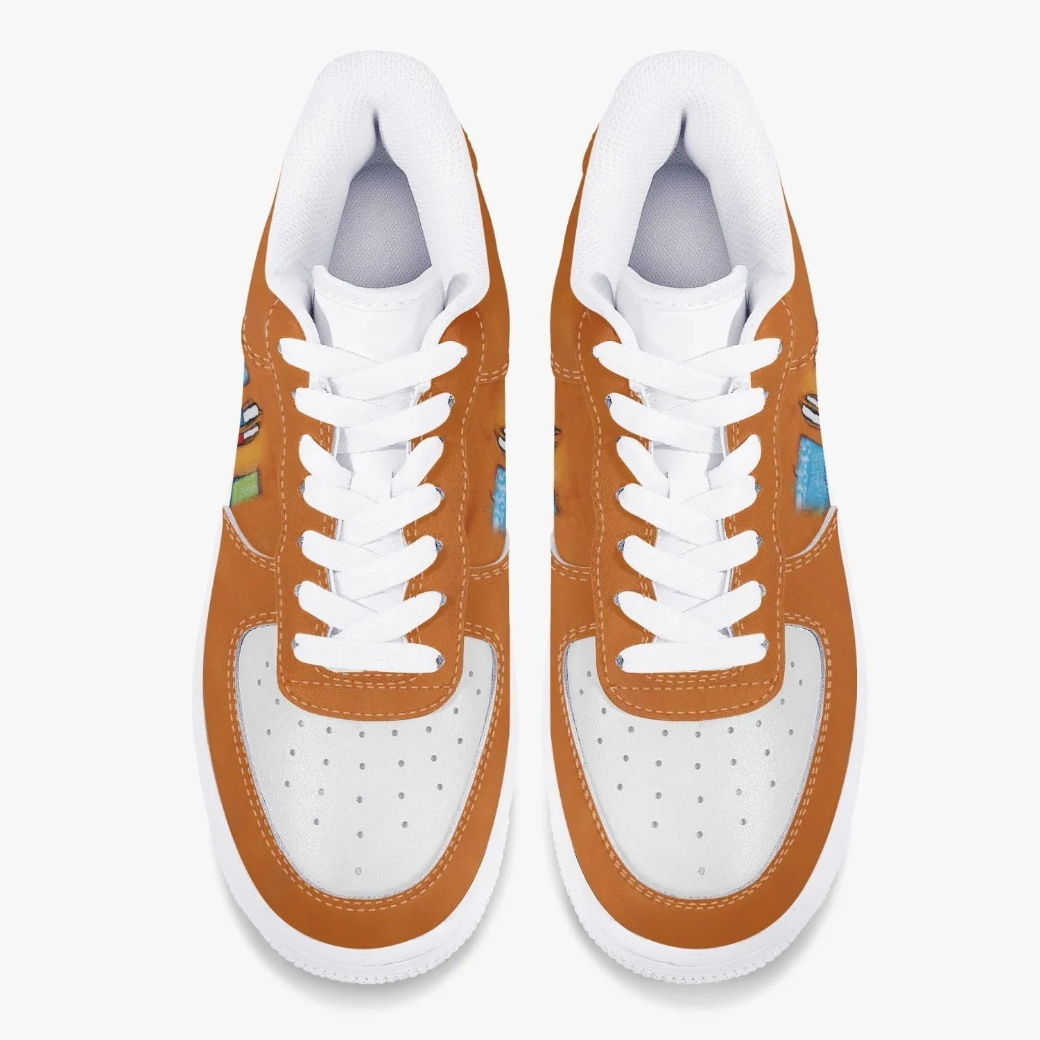 All is well New Low-Top Leather Sports Sneakers