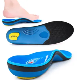 Arch Support Insertion Plantar Fasciitis Relieves Insoles Flat Feet Orthopedic Insoles Shock Absorption Comfortable Inserts MEN (7-7 1/2) | WOMEN (9-9 1/2) --260MM-10.25" Blue