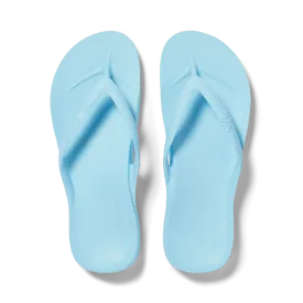 Archies Arch Support Flip Flops - Sky Blue