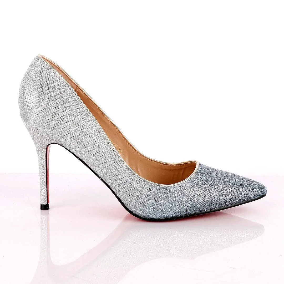 Atmosphere Silver Shiny Women's High Heel Shoe