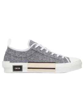 B23 Oblique Canvas Low Top Sneakers Ruthenium