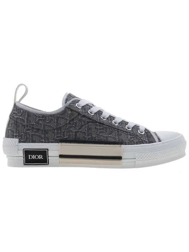 B23 Oblique Canvas Low Top Sneakers Ruthenium