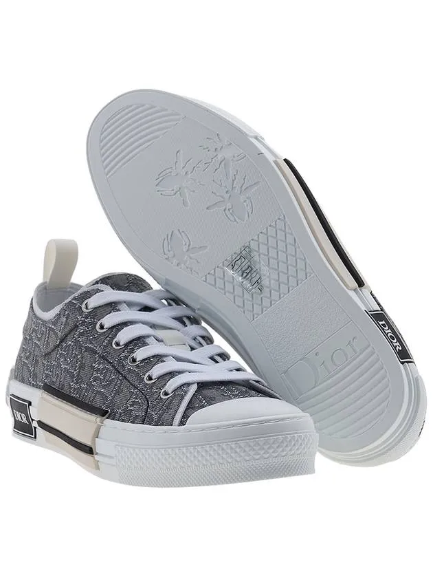 B23 Oblique Canvas Low Top Sneakers Ruthenium