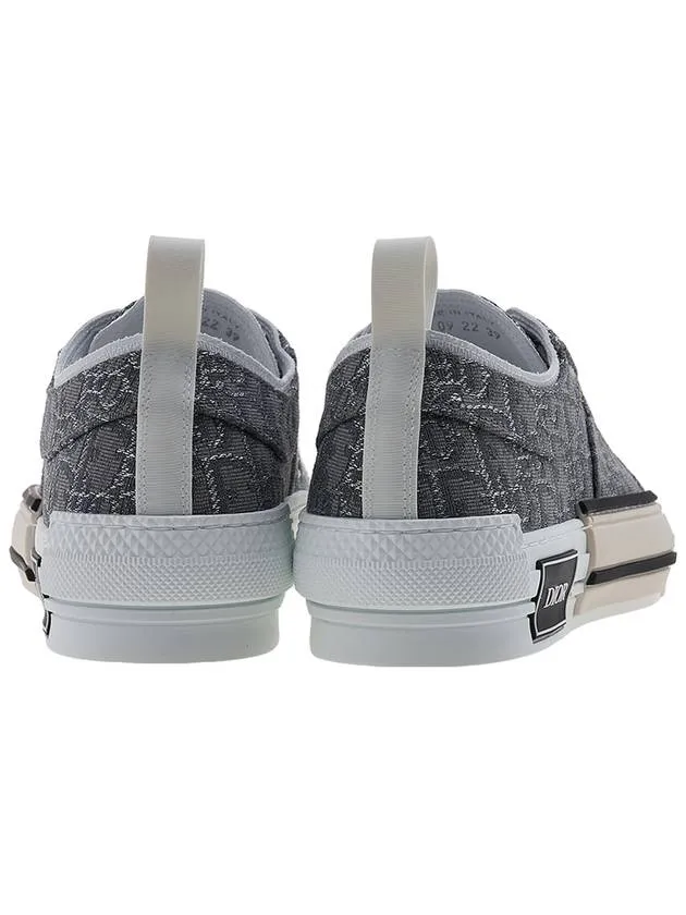 B23 Oblique Canvas Low Top Sneakers Ruthenium