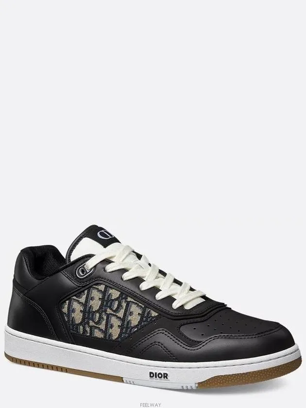 B27 Smooth Calfskin Low Top Sneakers Black