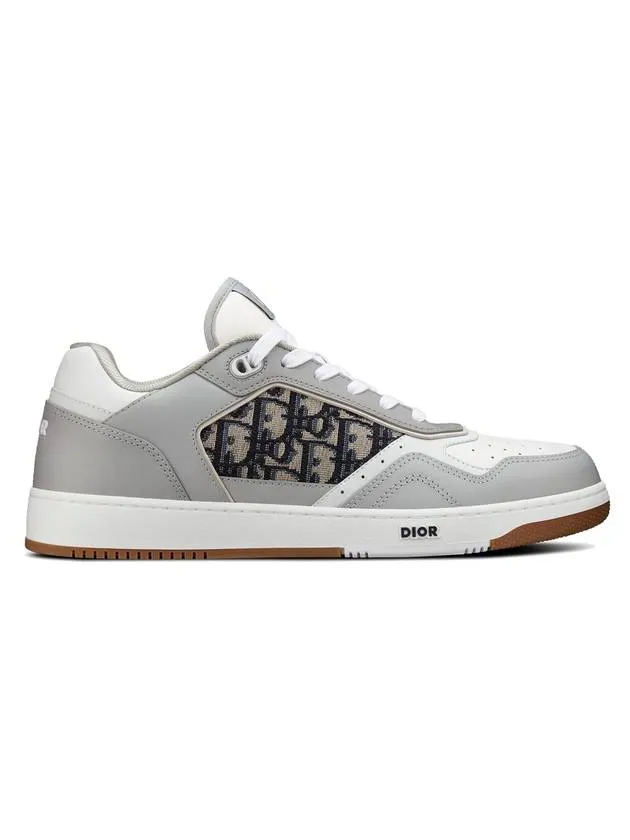 B27 Smooth Calfskin Low Top Sneakers Grey