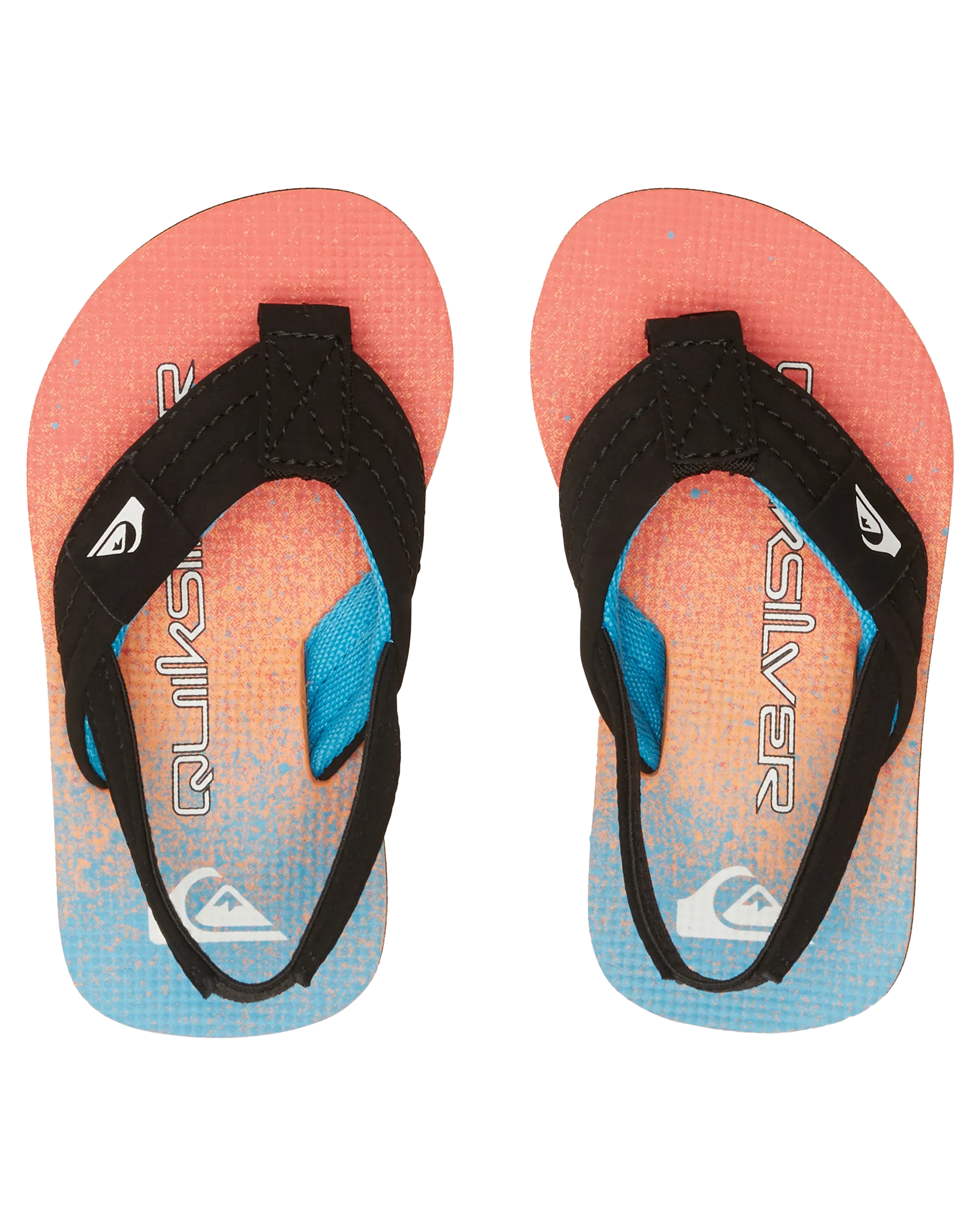 Boys Molokai Layback Toddler Flip Flops in Blue, Blue & Orange