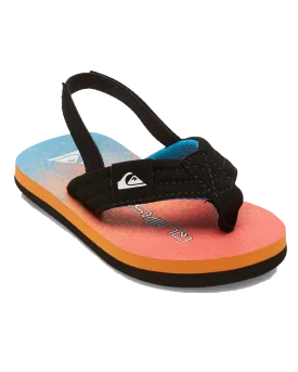 Boys Molokai Layback Toddler Flip Flops in Blue, Blue & Orange