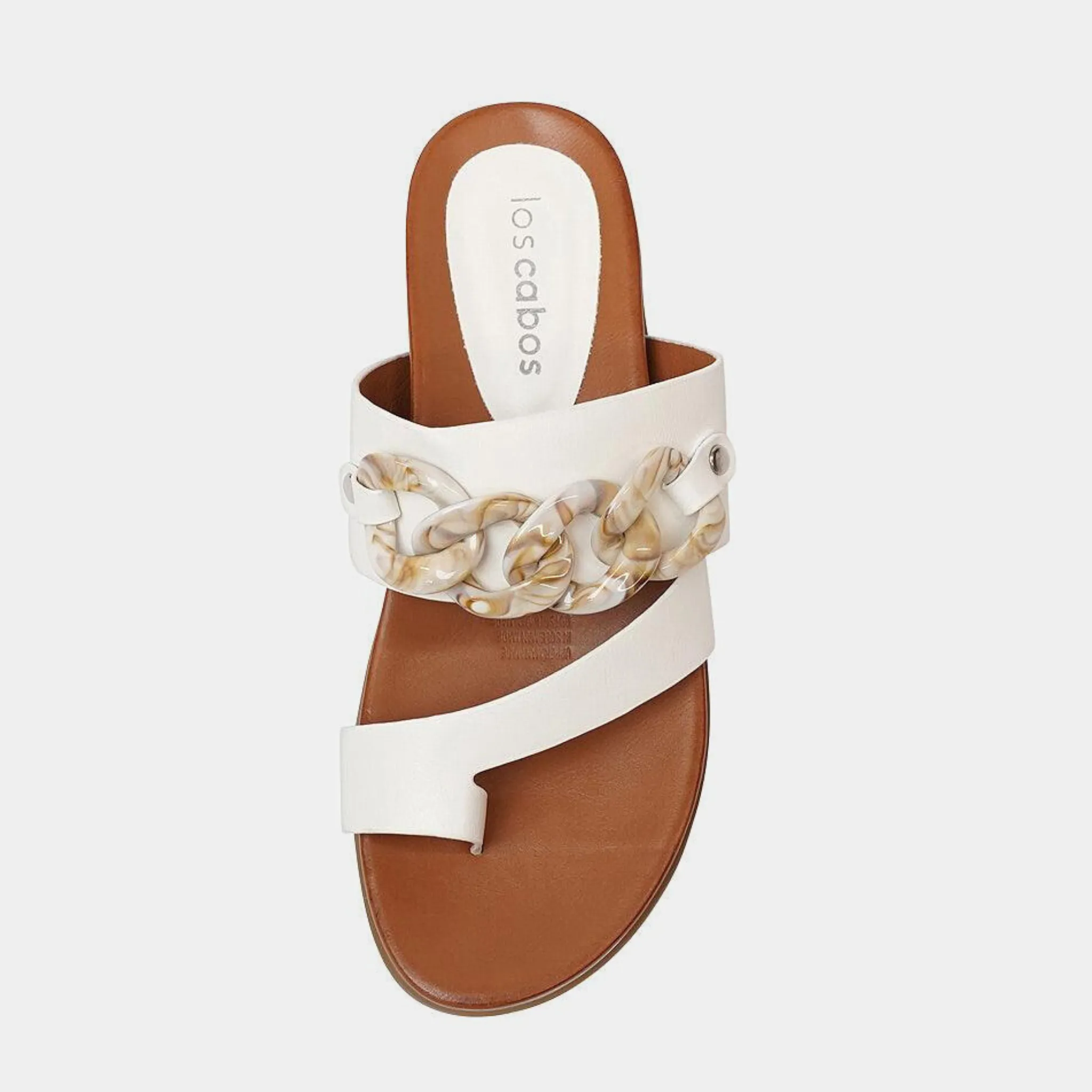 Cai White Sandals