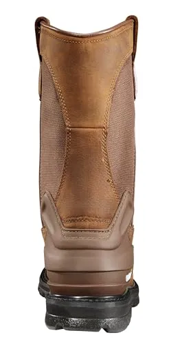 Carhartt CMP1100 Men's 11" Wellington Waterproof Soft Toe Pull-On Leather Work Boot CMP1100