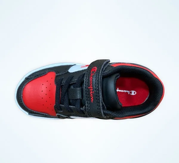 Champion scarpa sneakers da bambino Rebound 2.0 S32259-CHA-KK002 nero bianco rosso