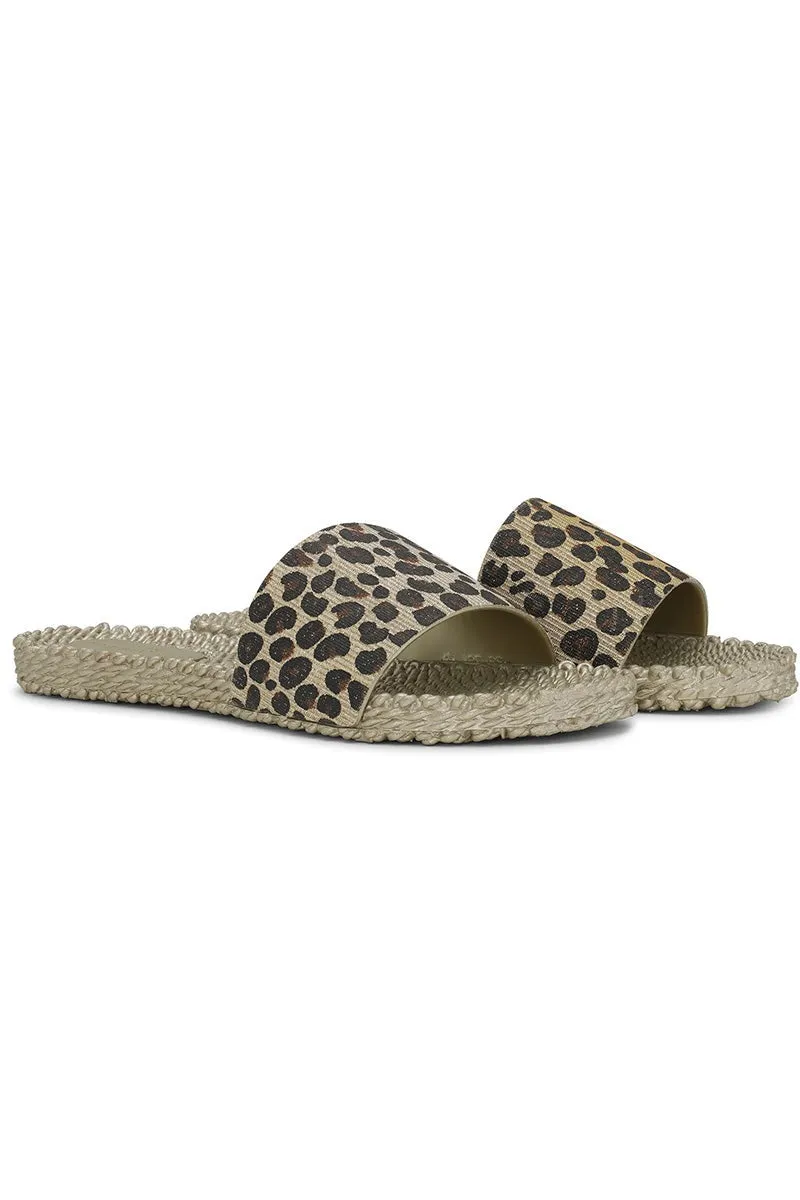 Cheri0190Gl | Platin | Slip on sandaler fra Ilse Jacobsen