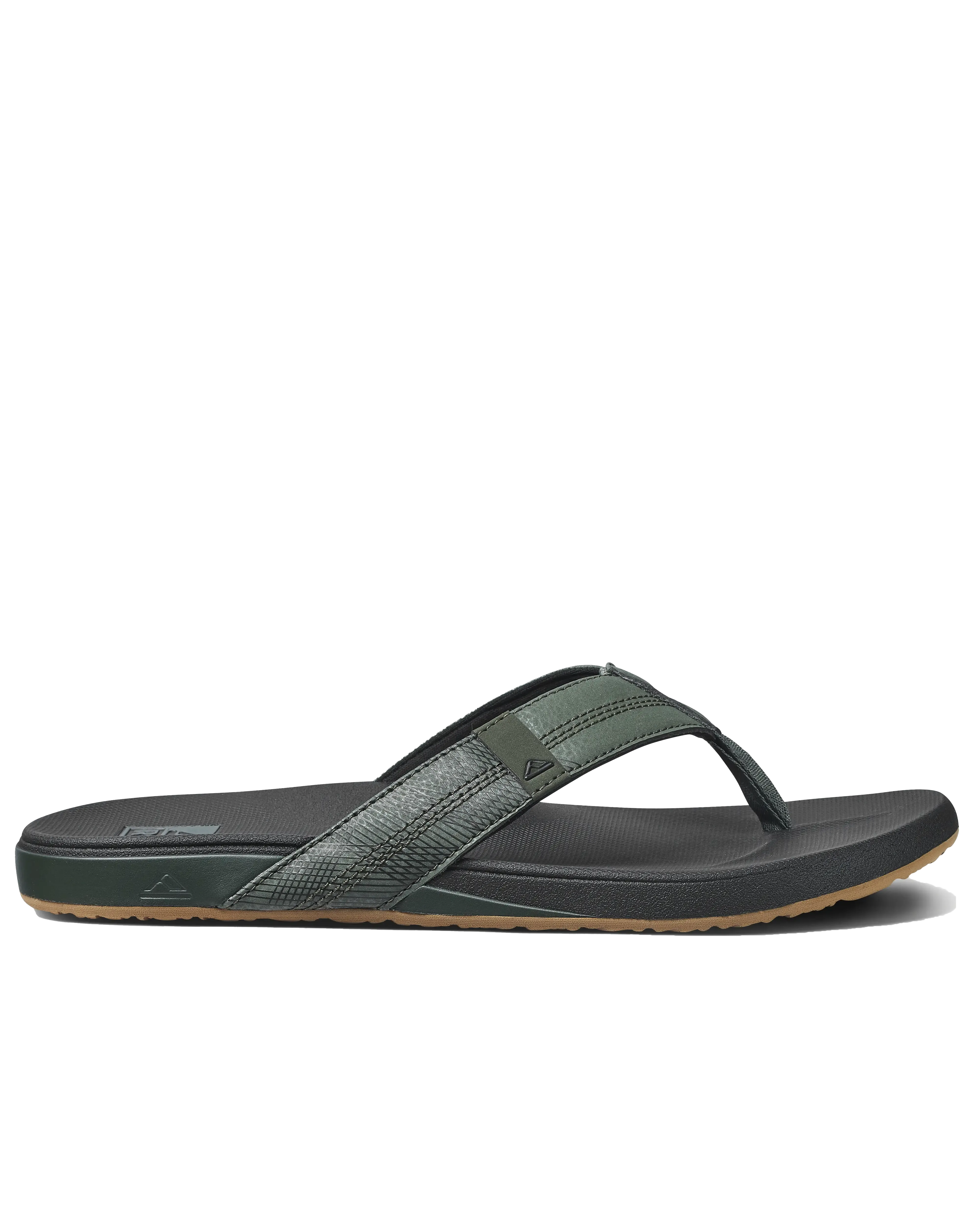 Cushion Phantom Flip Flops in Geo Olive