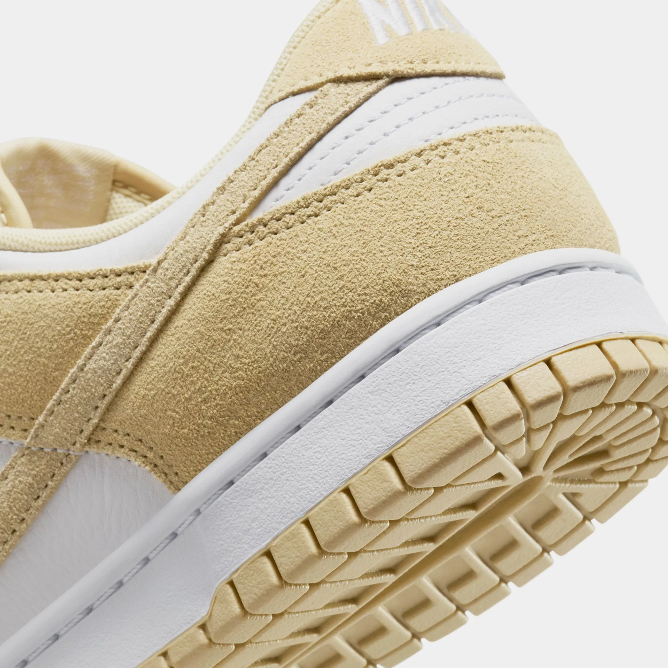 Dunk Low Mens Lifestyle Shoes (White/Team Gold/White)