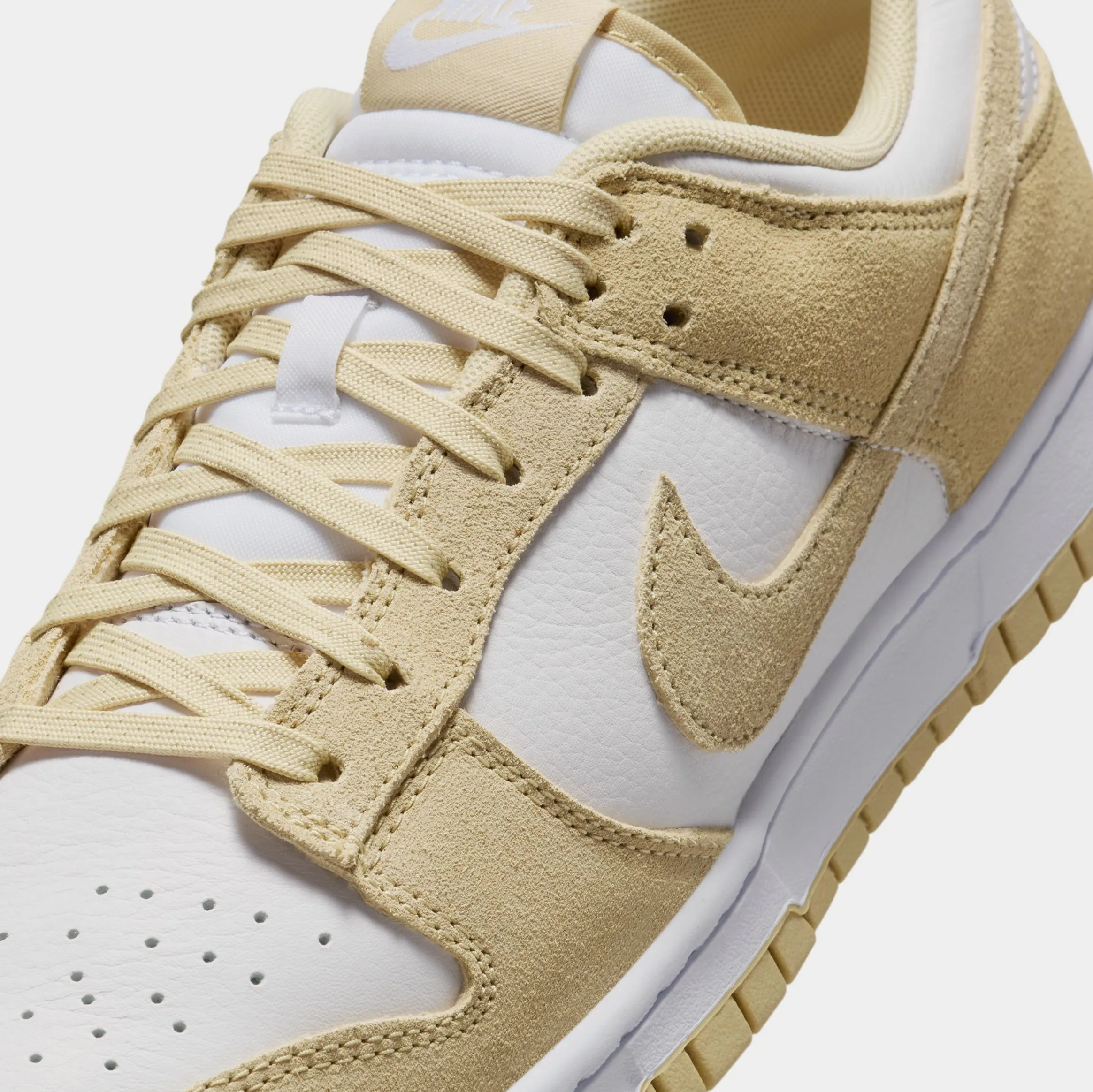 Dunk Low Mens Lifestyle Shoes (White/Team Gold/White)