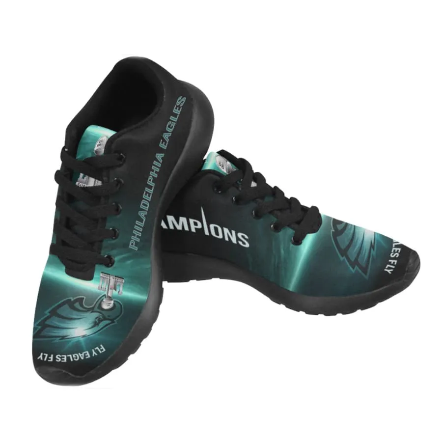 eagles Fan Shoes Midnight Green Black Mens Womens Kids| Nfl Philadelphia super bowl Fan Sneakers