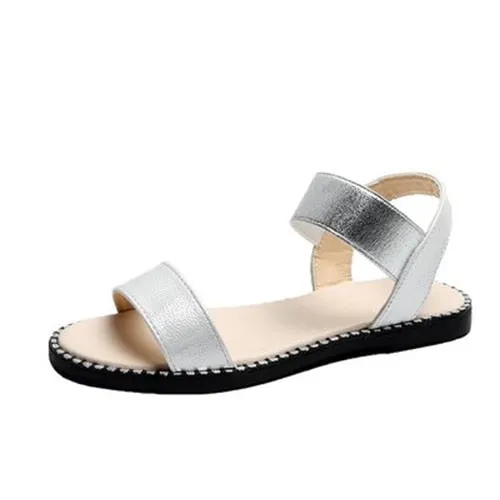 Elastic Band Flats鑱絆pen Toe Sandals