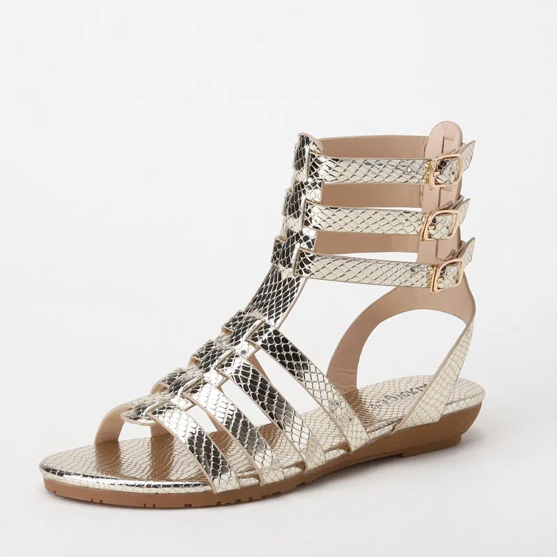 Fashion Round Head Roman Sandal