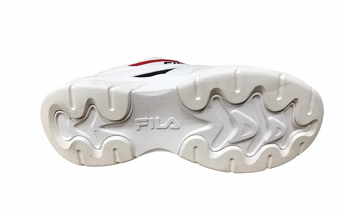 Fila scarpa sneakers da donna in pelle Ray Low 1010562.150 bianco blu rosso