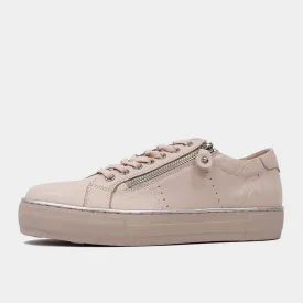 Froggy Dusty Pink Leather Sneakers