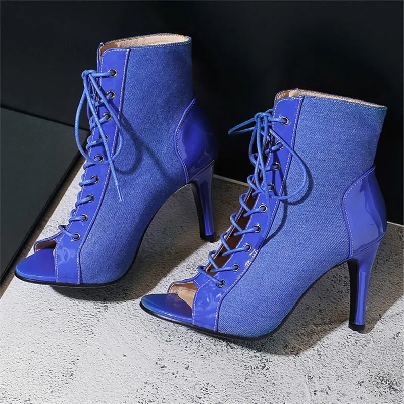 Funki Buys | Boots | Women's Steampunk Lace Up Ankle Boots