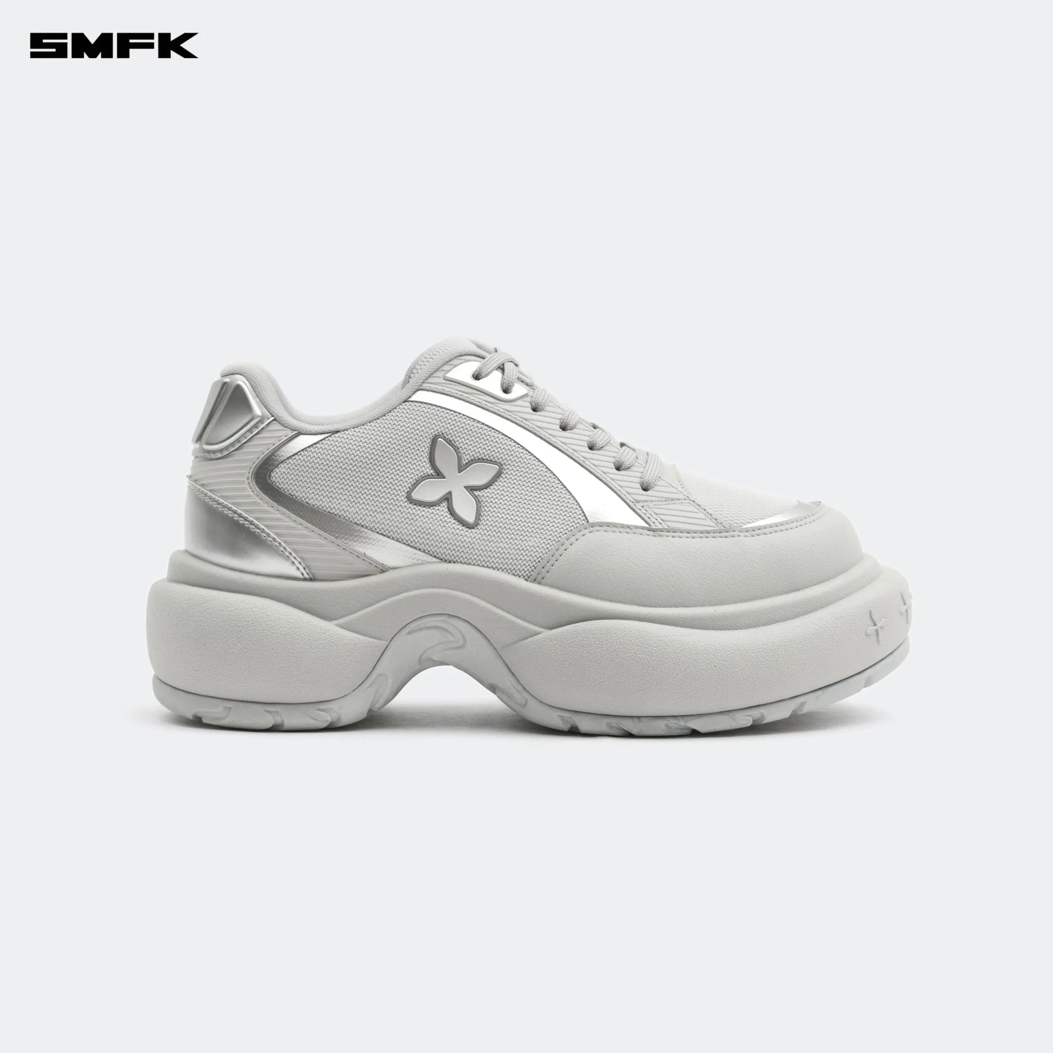 FUTURE RIPPLE Thick-soled Sneaker In Gray