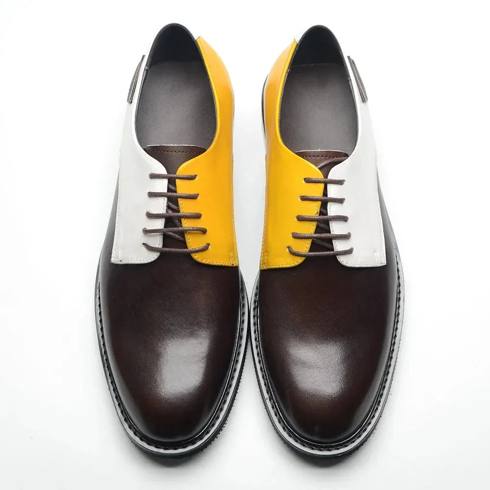 Good To Be Here Leather Derby Shoes