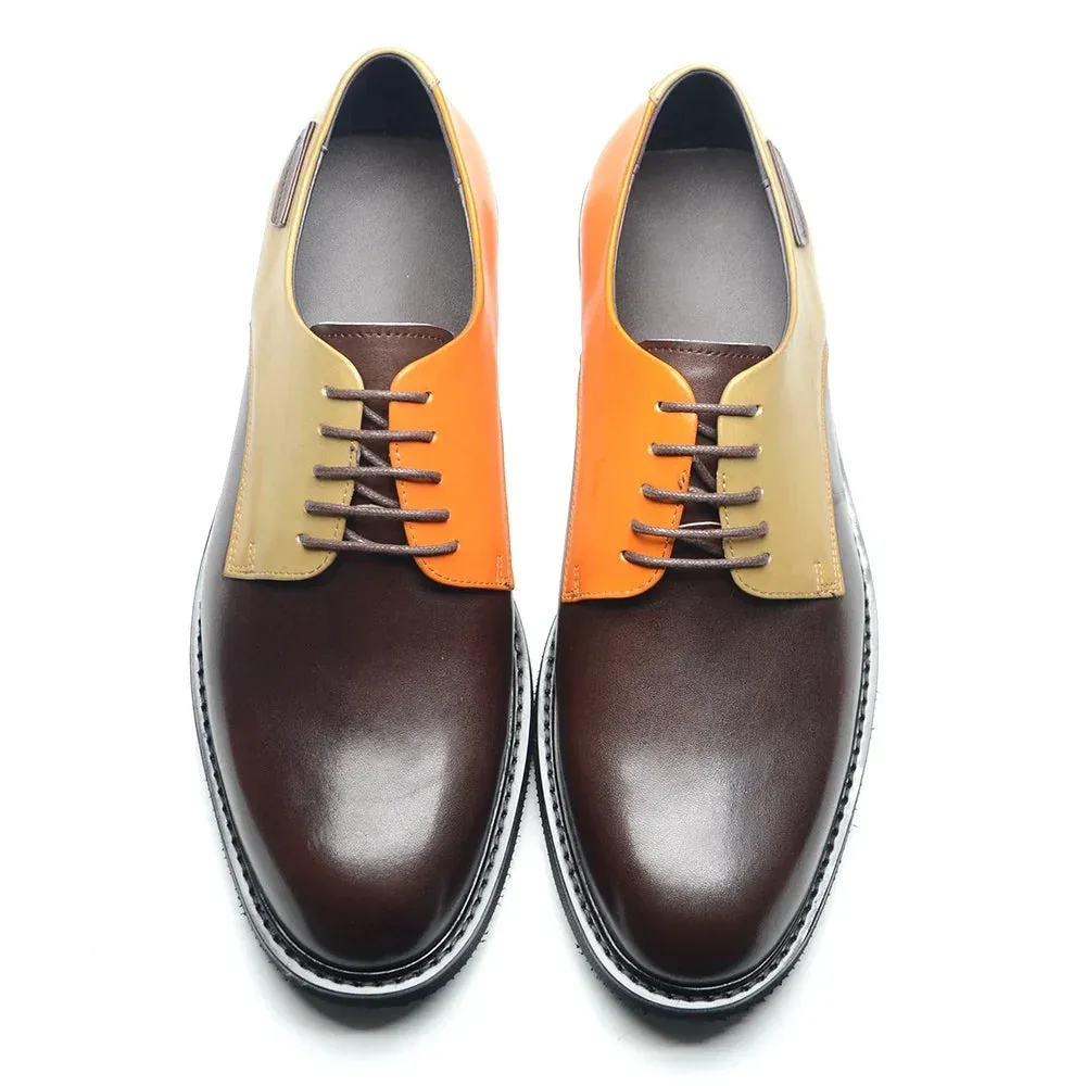 Good To Be Here Leather Derby Shoes