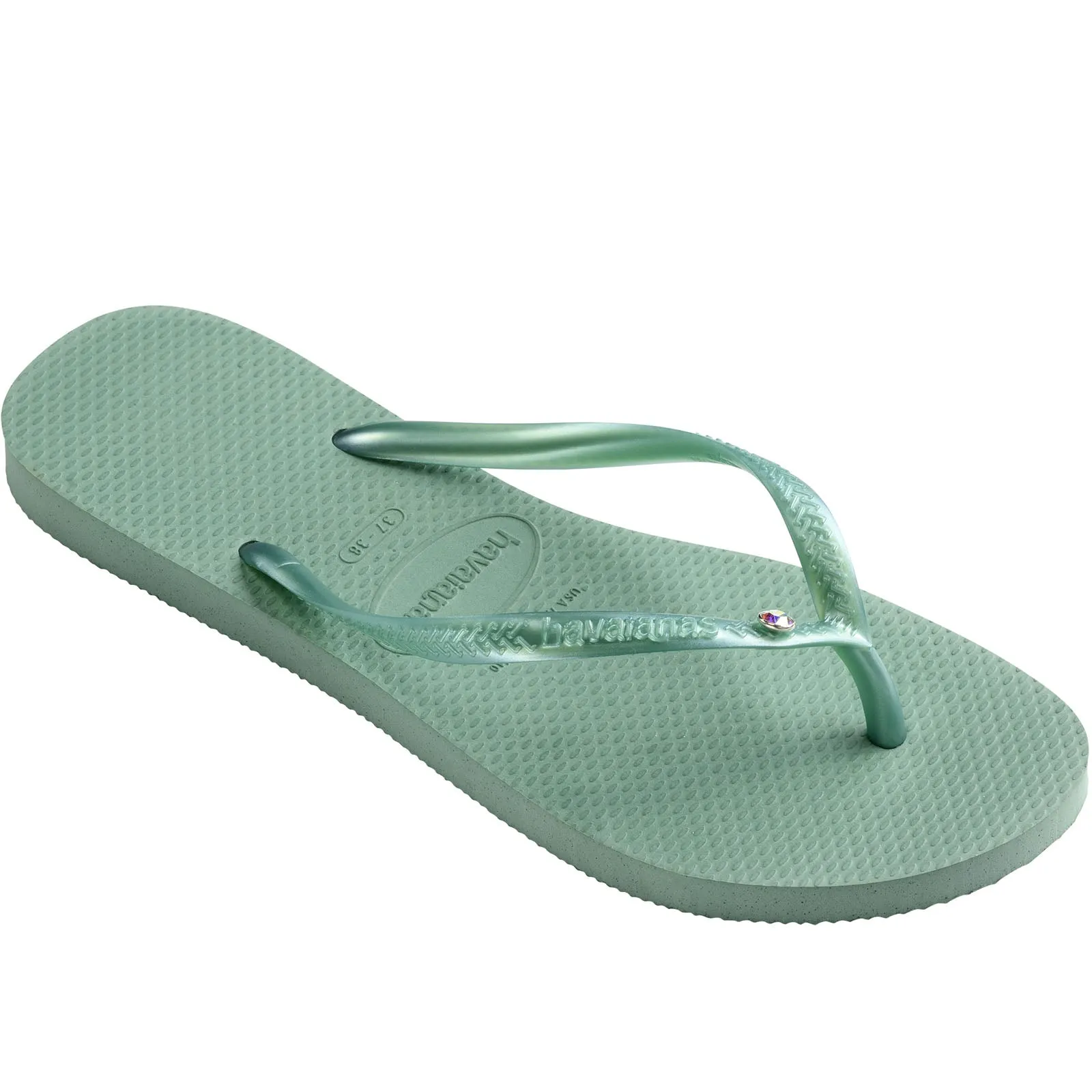 Havaianas Slim Crystal Swarovski Flip Flops