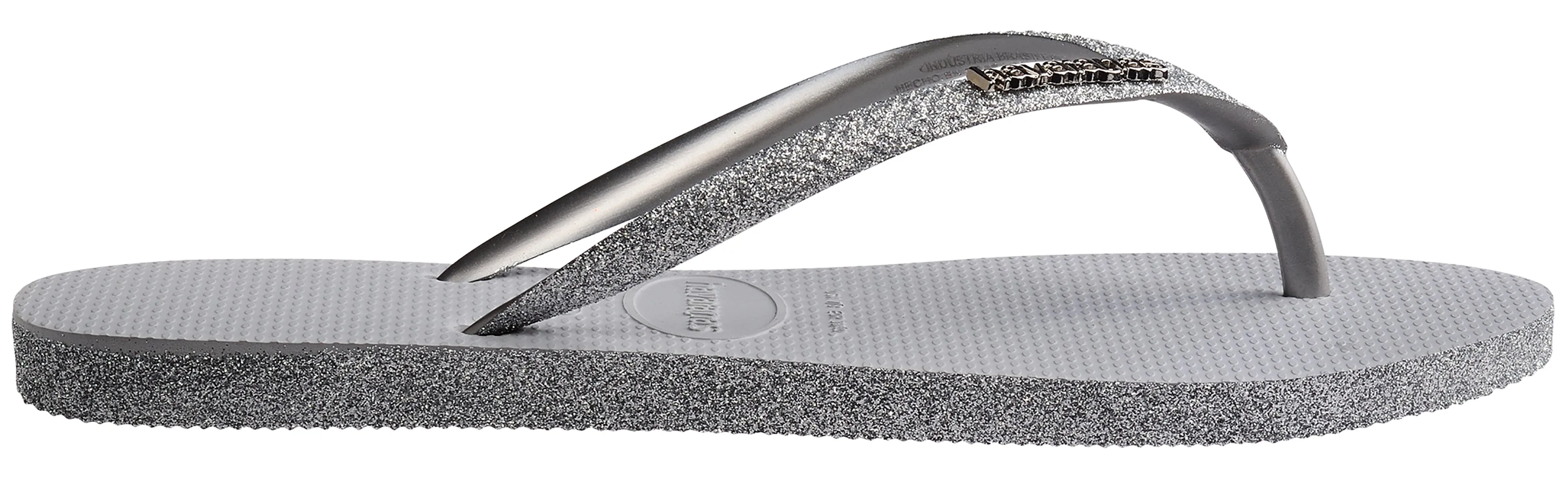 Havaianas Slim Sparkle II In Grey For Women