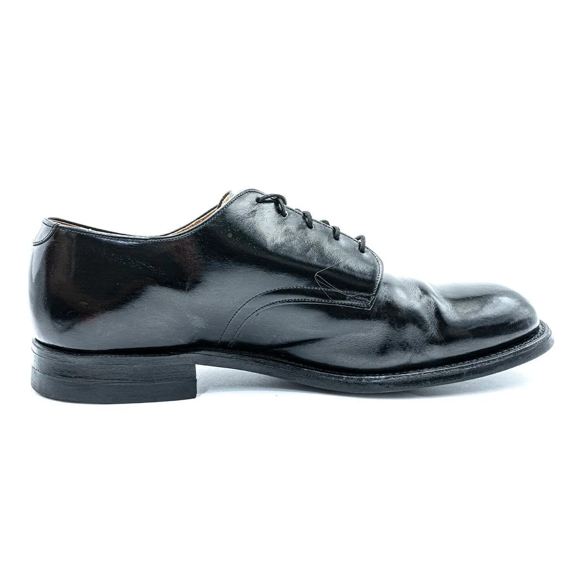 International Shoes 1980'S Formal Lace Ups Leather Black Colour For Men