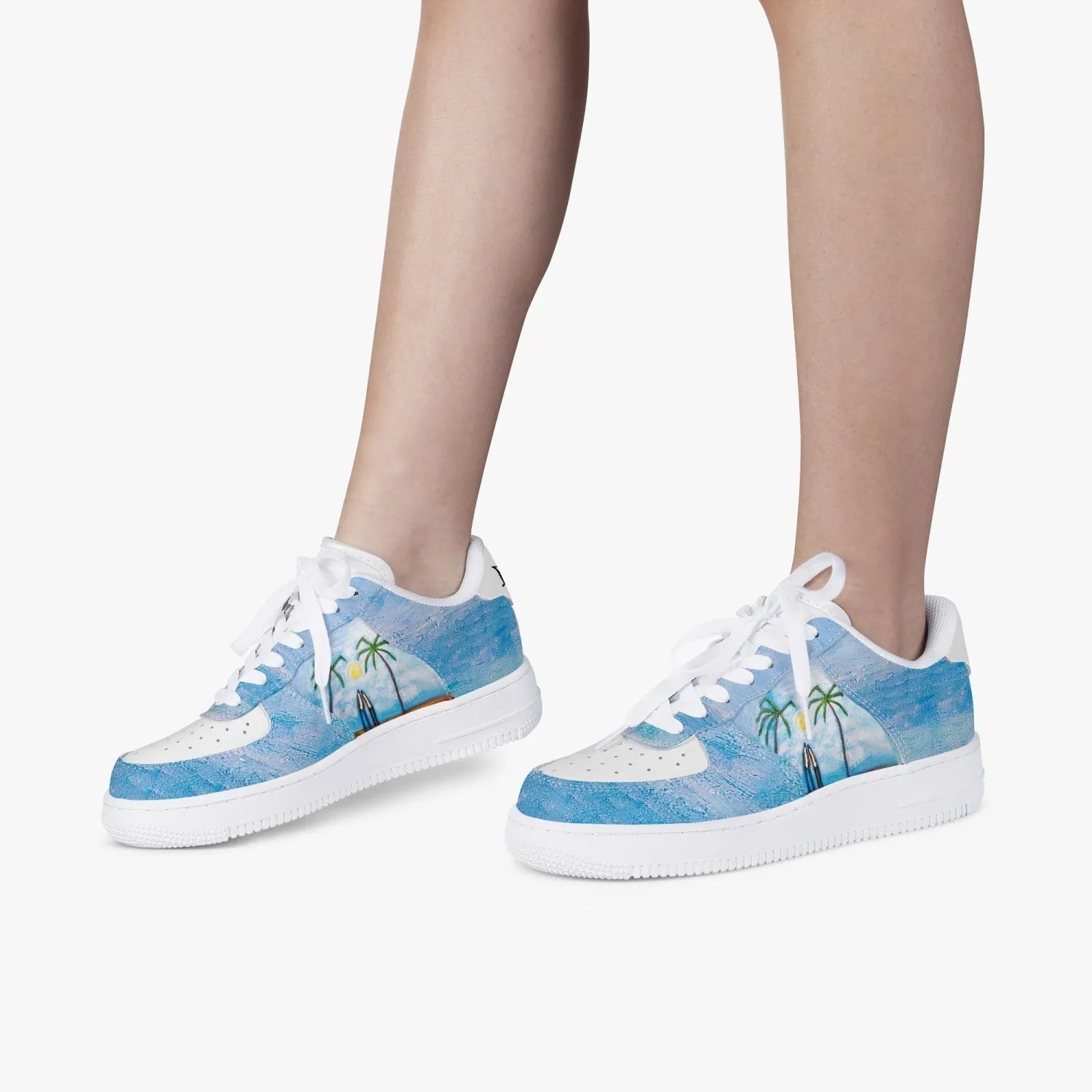 Island romance New Low-Top Leather Sports Sneakers