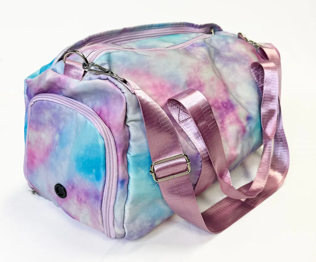 KBG Purple Tie Dye Duffle Bag