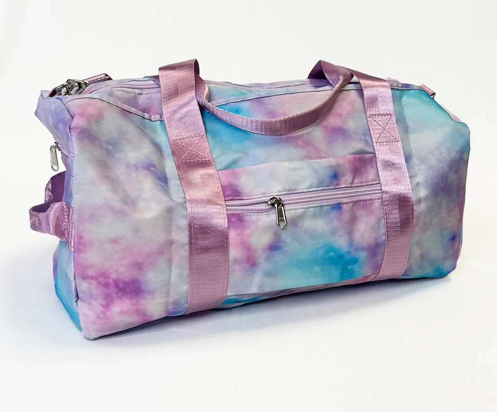 KBG Purple Tie Dye Duffle Bag