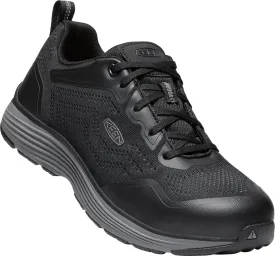 Keen Utility Mens Sparta II Steel Grey/Black Mesh Work Shoes