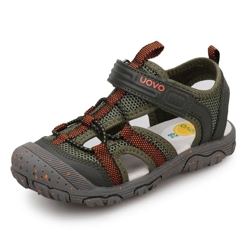 Kids Closed Toe Sports Sandals For Summer