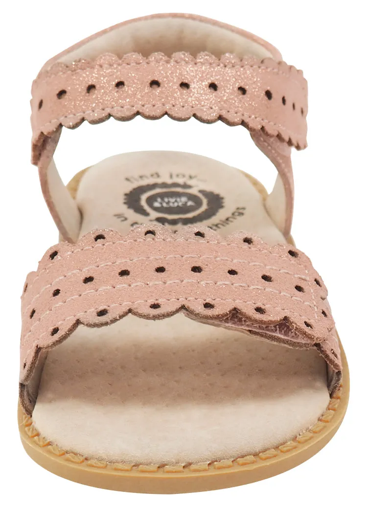 Livie & Luca Girl's Posey Sandals, Desert Rose Shimmer