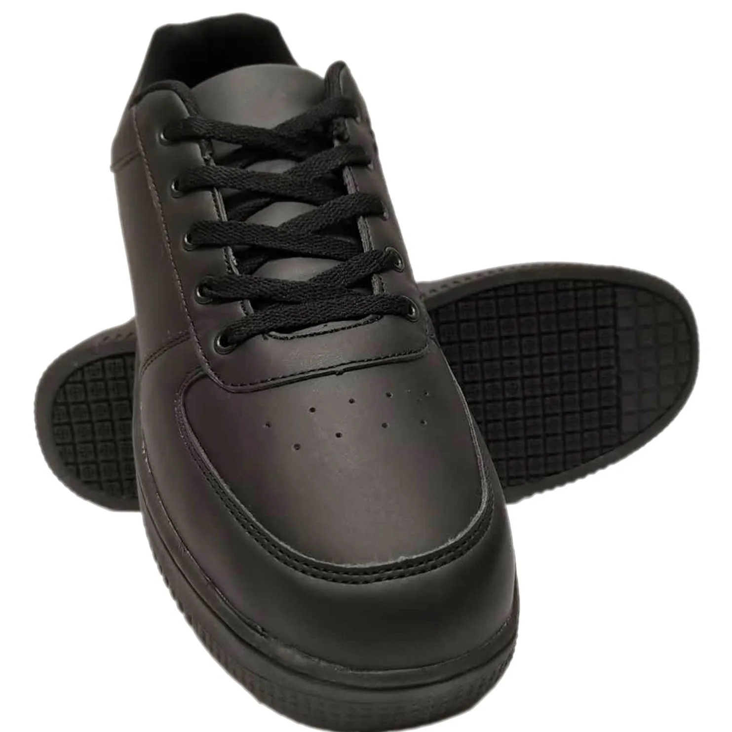 Mens Athletic Sneakers Professional Slip and Oil Resistant Work Shoes