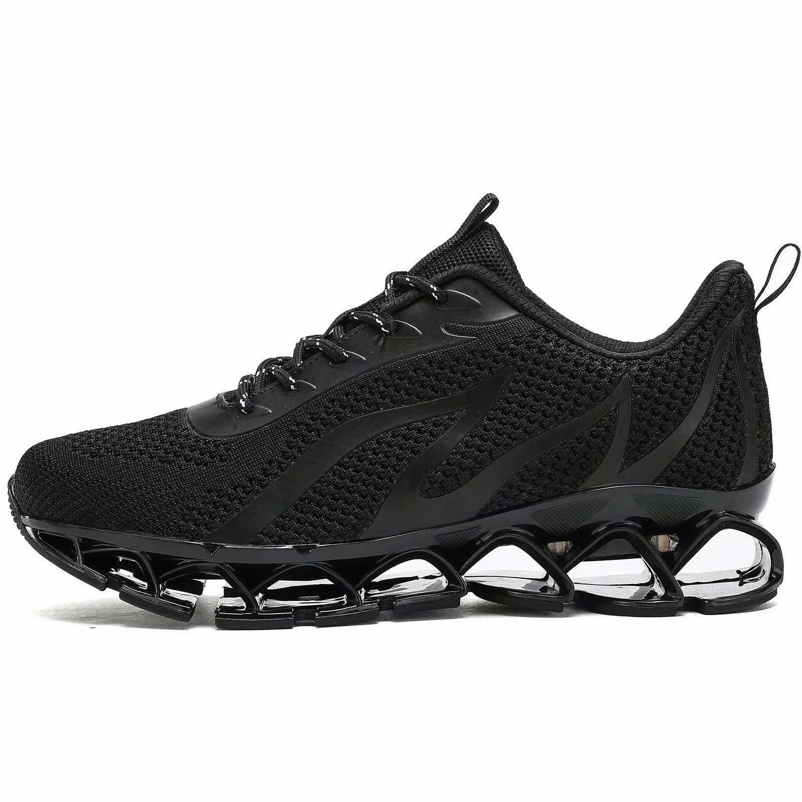 Mens Running Shoes Blade Tennis Walking Casual Sneakers Comfort Fashion Non Slip Work Sport Athletic Trainers Black