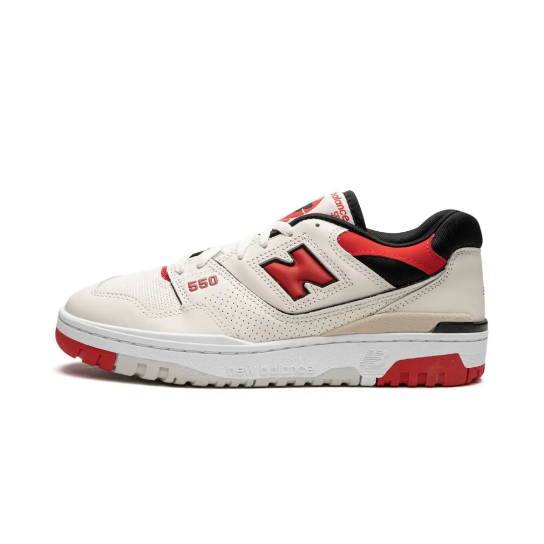 New Balance 550 Sea Salt True Red