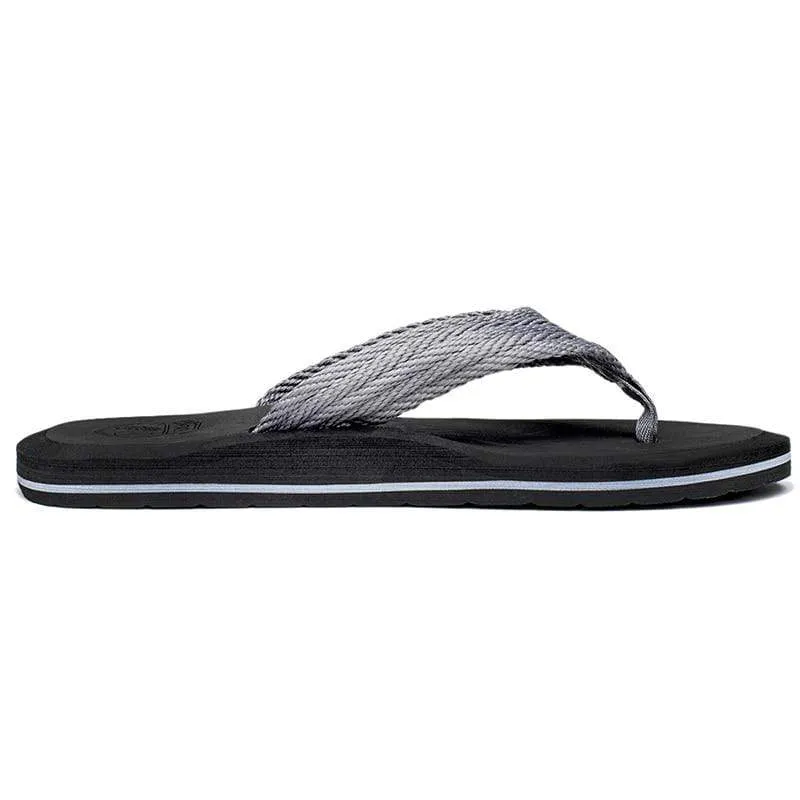 NIDENGBAO Black Flip Flops