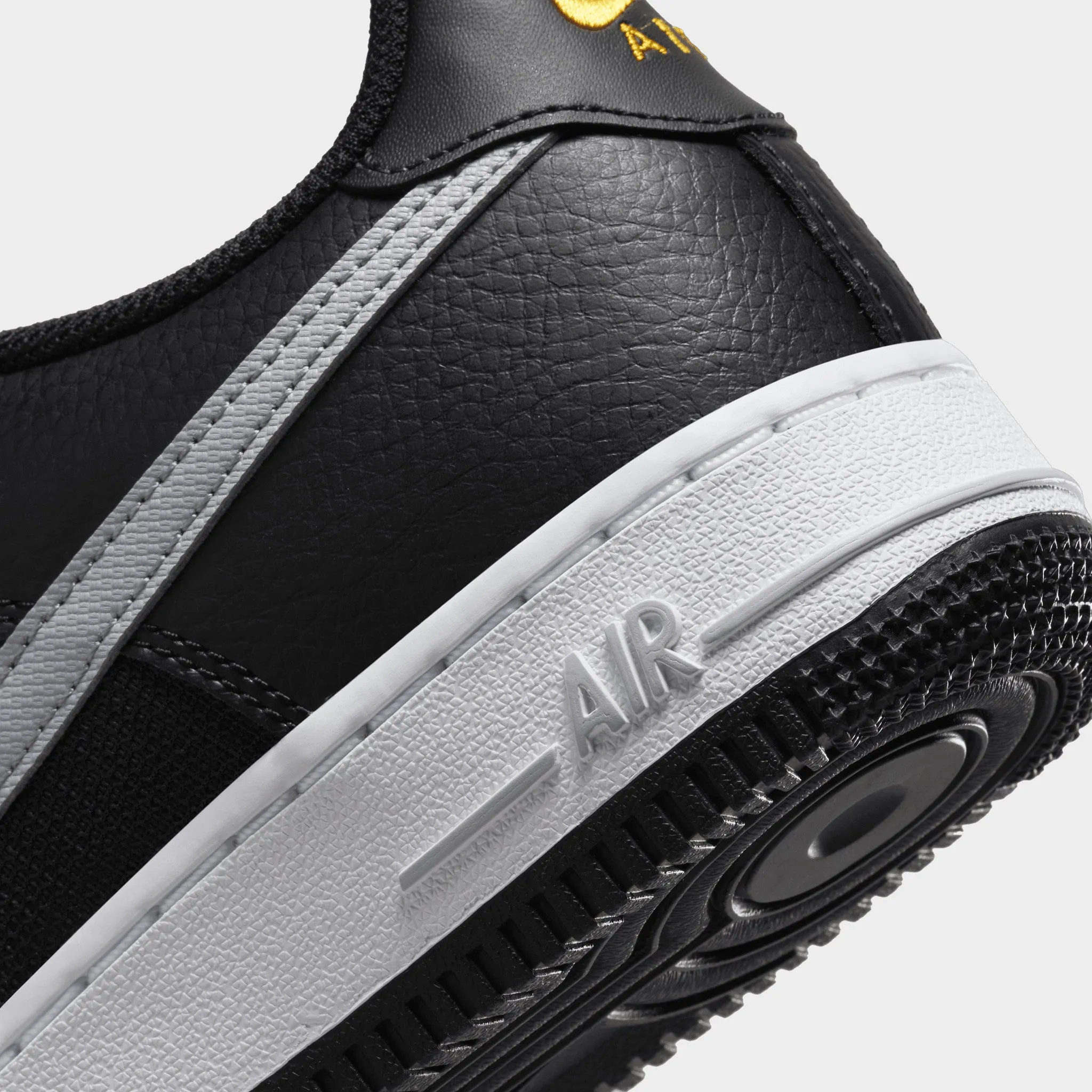 Nike  Air Force 1 JDS GS Black / Wolf Grey - University Gold