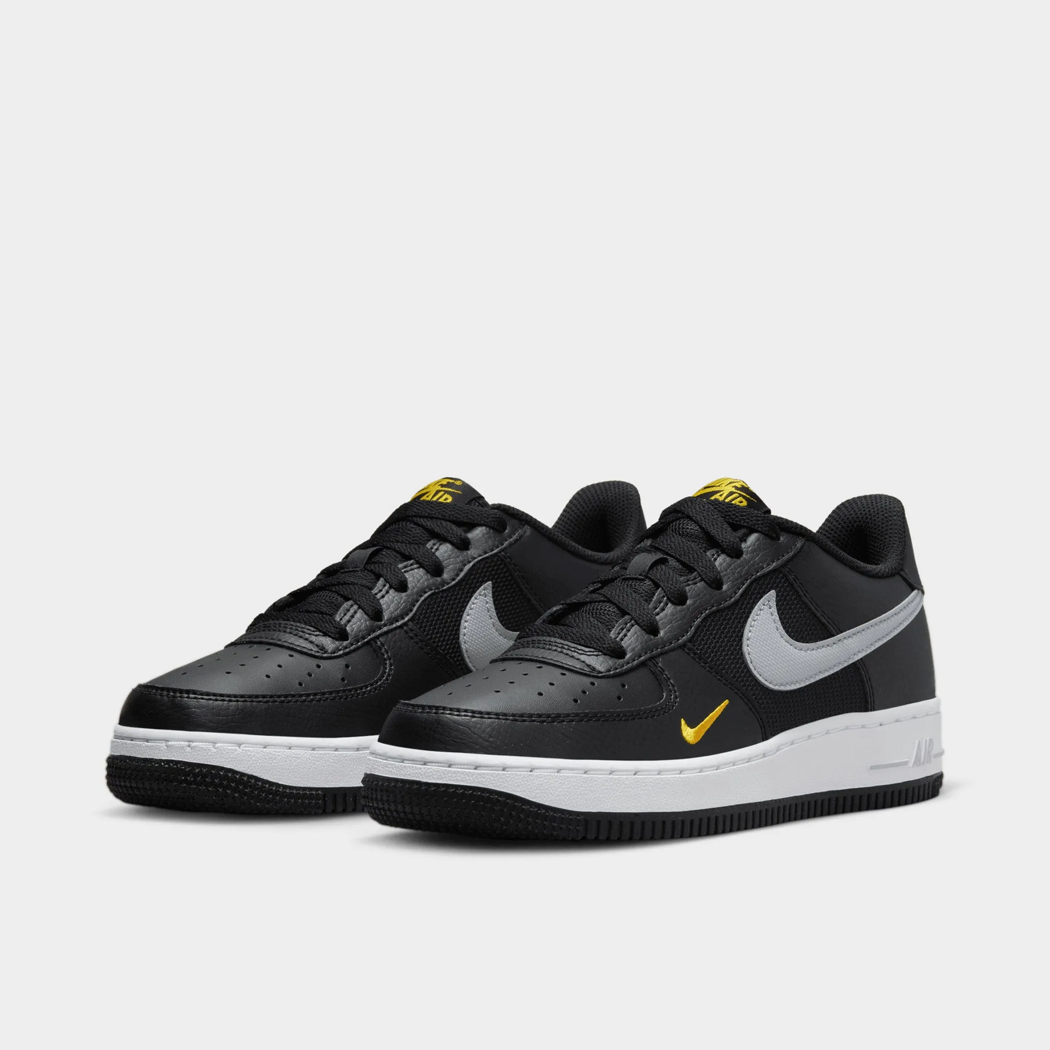 Nike  Air Force 1 JDS GS Black / Wolf Grey - University Gold