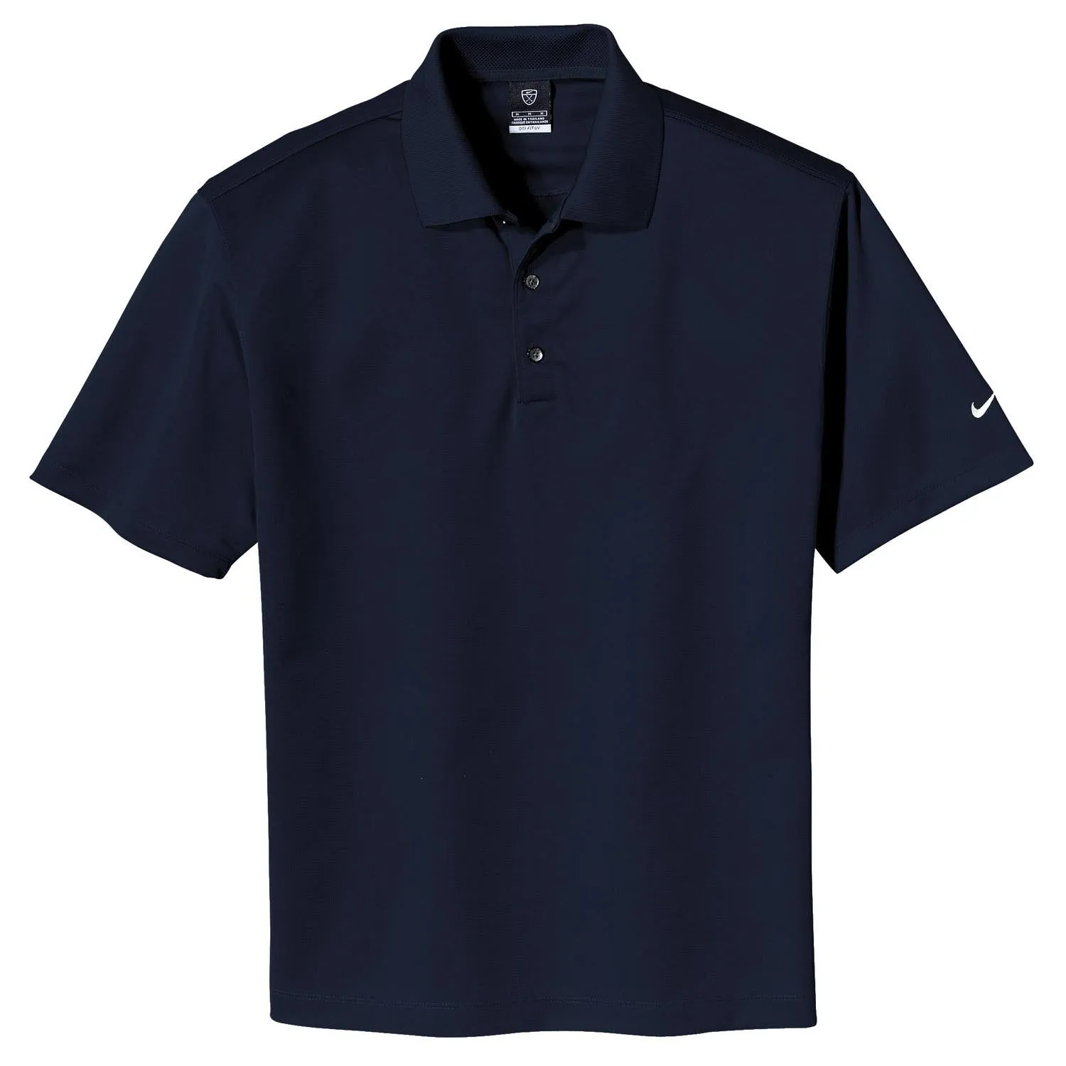 Nike Men's Midnight Navy Tech Basic Dri-FIT Short Sleeve Polo