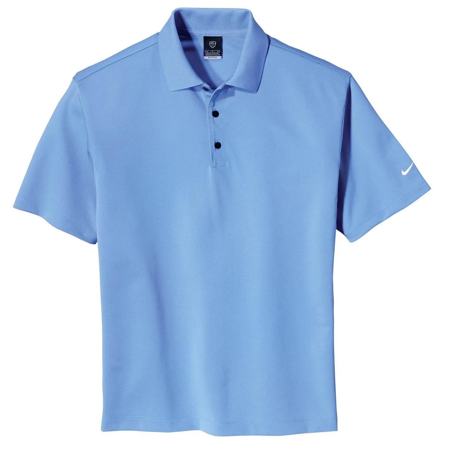 Nike Men's University Blue Tech Basic Dri-FIT Short Sleeve Polo